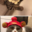 Funny Hat for Cat Sunflower Christmas Costume Pet Hat Halloween Cosplay Keep Warm Headwear Dogs Hats Puppy Accessories for Cats