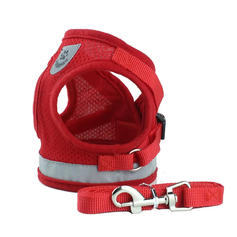 Reflective Pet Cat Harness and Leash Set for Cats Gotas Sphynx Harnesses Walking Dog Leash mascotas Accesorios szelki dla kota