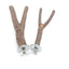 Natural Wood Pet Parrot Raw Wood Fork Tree Branch Stand Rack Squirrel Bird Hamster Branch Perches Chew Bite Toys Stick Supplies