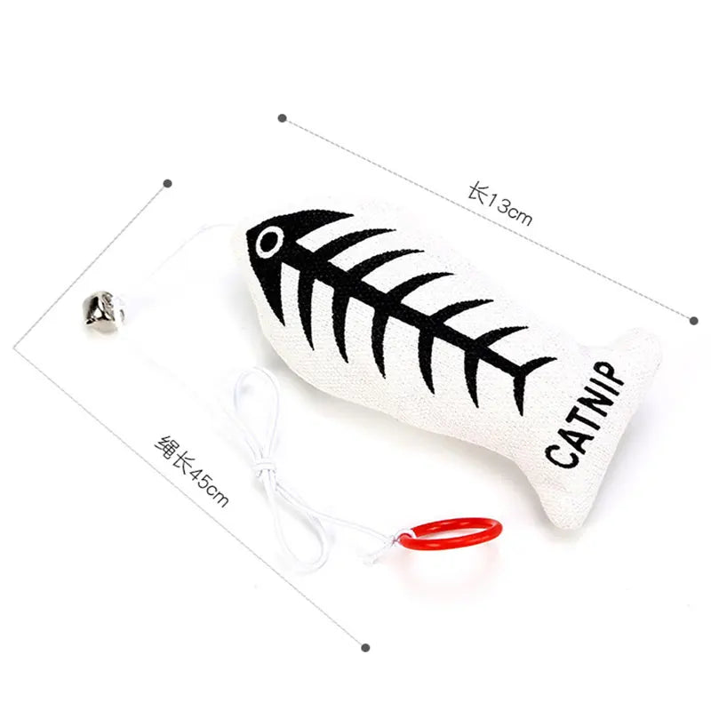 Creative Cat Toy Natural Feather Elasticity Pole Kitten Fishing Funny Cat Hairball With Bell Interactive Stick Fast Shipping