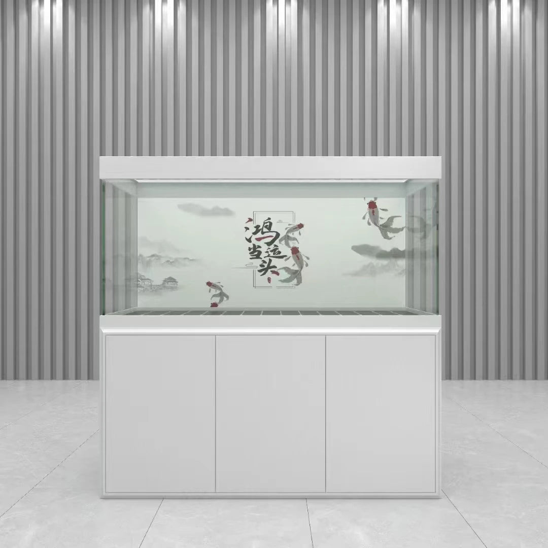 Big Aquarium Decoration Large Glass Fish Tank Transparent Big Fish Tank