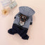 Dog Jumpsuit Spring Overalls For Dogs Hoodies Pants Set Costume French Bulldog Yorkie Chihuahua Clothes for Small Dogs Tracksuit