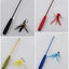 Interactive Cat Feather Toy Feather Teaser Stick Wand Pet Retractable Feather Bell Refill Replacement Catcher Product for Kitten