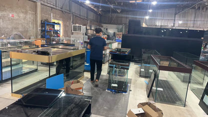 Big Aquarium Decoration Large Glass Fish Tank Transparent Big Fish Tank