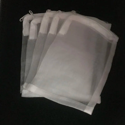 5Pcs Black/White Filter Mesh Bag Aquarium Pond For Bio Ball Carbon Media Ammonia Fish Tank Isolation Bag Accessories