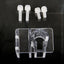 Acrylic Aquarium Reef Tank Tube Holder Water Pipe Hose Mount Bracket for 20mm Pipe Water Tubes Fixed Clip Fish Tank Hose Clamp