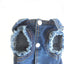Dog Denim Jacket Fashion Design Jeans Spring Puppy Dog Clothes For Small Medium Dogs French Bulldog Chihuahua Pet Appare
