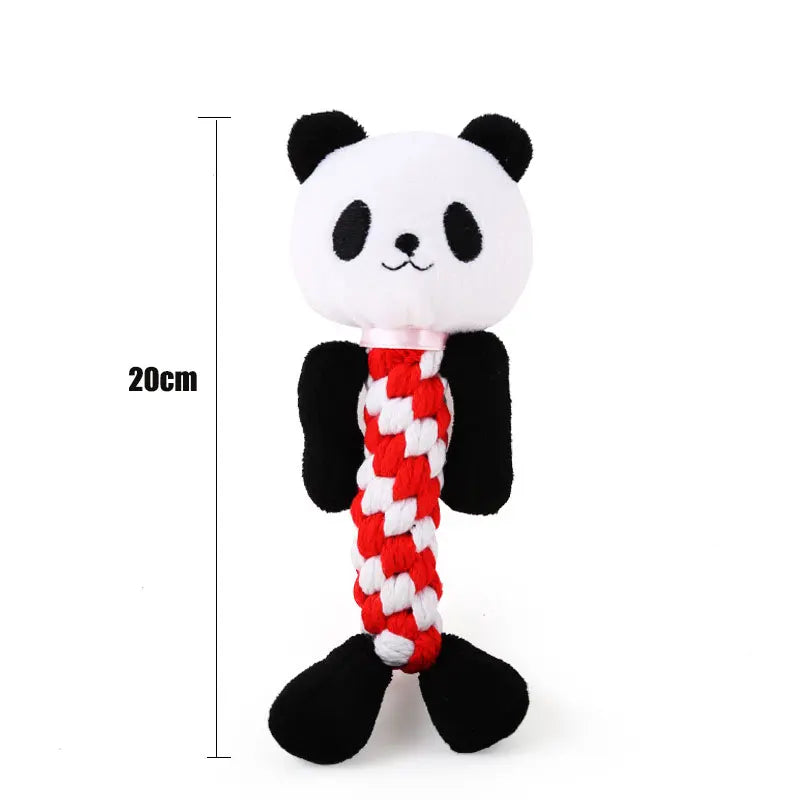 Multi Style Animal Dog Chew Toys Puppy Training Toy Interactive Accessory Soft Plush Teeth Cleaning Funny Lion Pig Pet Products
