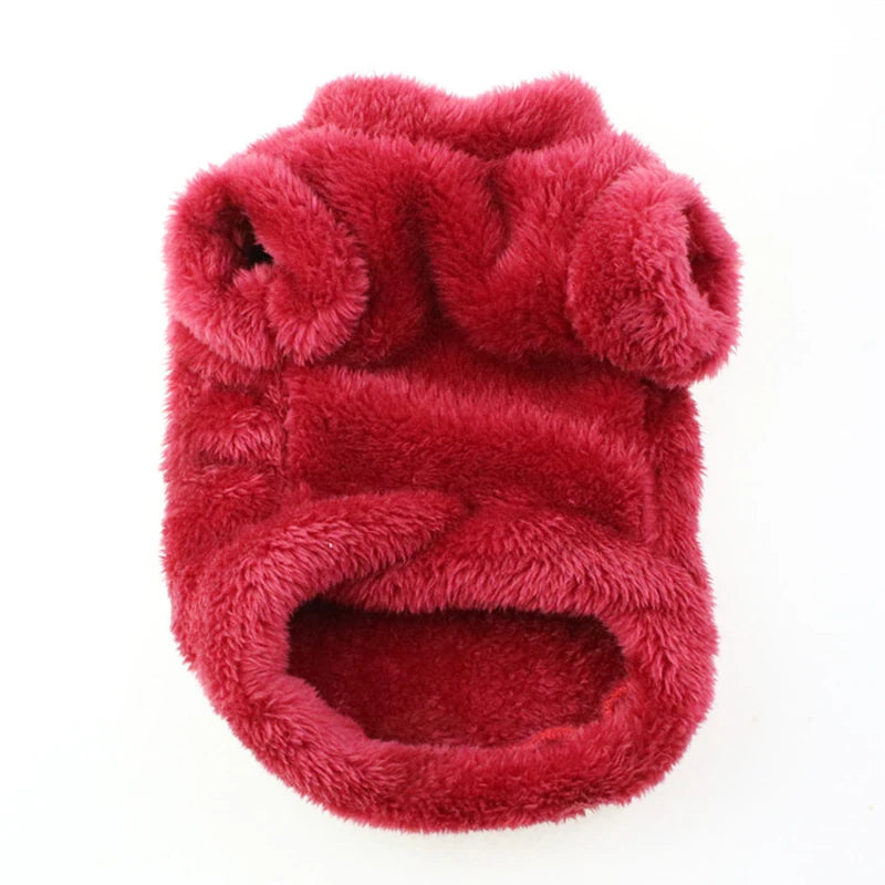 Winter Dog Sweater for Small Dogs Soft Thermal Fur Chihuahua Yorkie Puppy Pullover Coat Luxury Designer Dog Clothes Pet Apparel