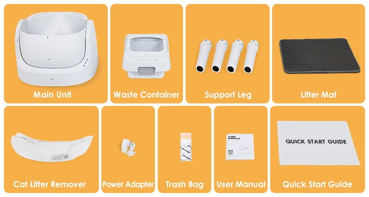 Reliable design pet products for Multiple Cats Automated Cleaning Litter Box