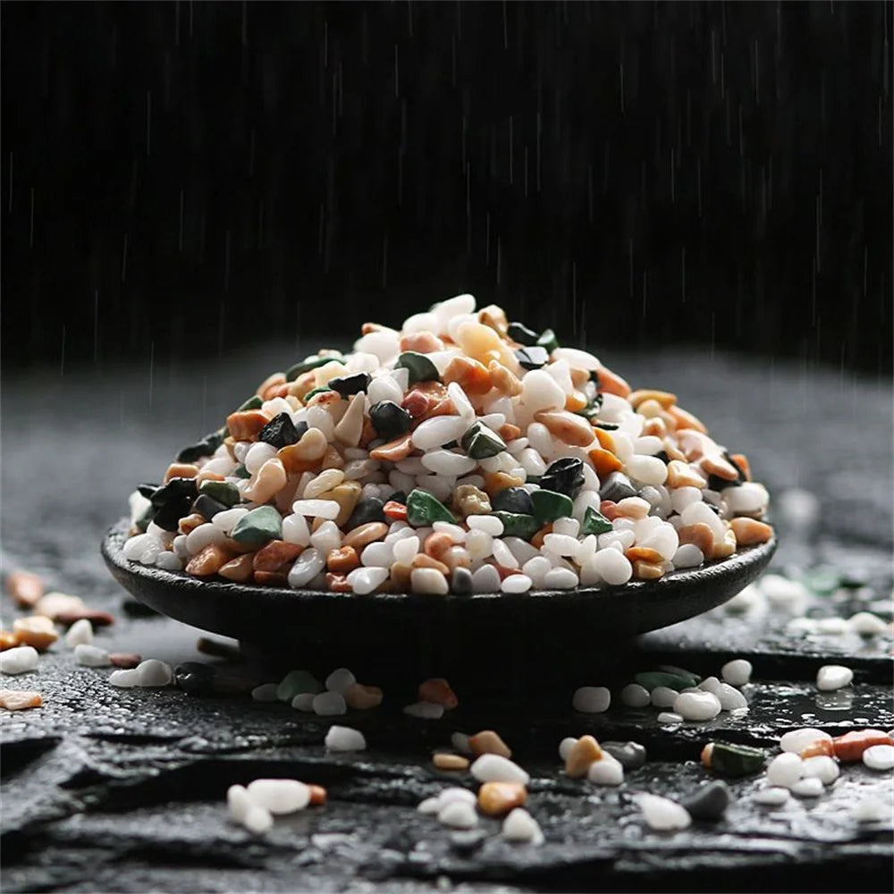50/100g Natural Crystals Gravel Stone Micro Landscape Garden Aquarium Decor Fish Tank Bottom Sand Potted Plants DIY Accessories