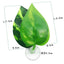 1Pc Artificial Aquarium Leaf Plants Decoration Betta Fish Rest Spawning Ornamental Plant Betta Fish Play Relax Hide Leaf Hammock