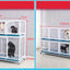 Heavy Duty Strong Pet Cage With Wheels For Dog Cat Bird