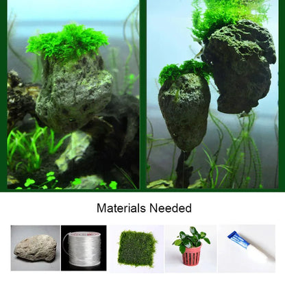 Small Size 5cm Natural Unique Shape Aquarium Fish Tank Floating Rock Stone Suspended Stones Floating Pumice Decor Rock Ornaments