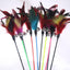 Creative Cat Toy Natural Feather Elasticity Pole Kitten Fishing Funny Cat Hairball With Bell Interactive Stick Fast Shipping
