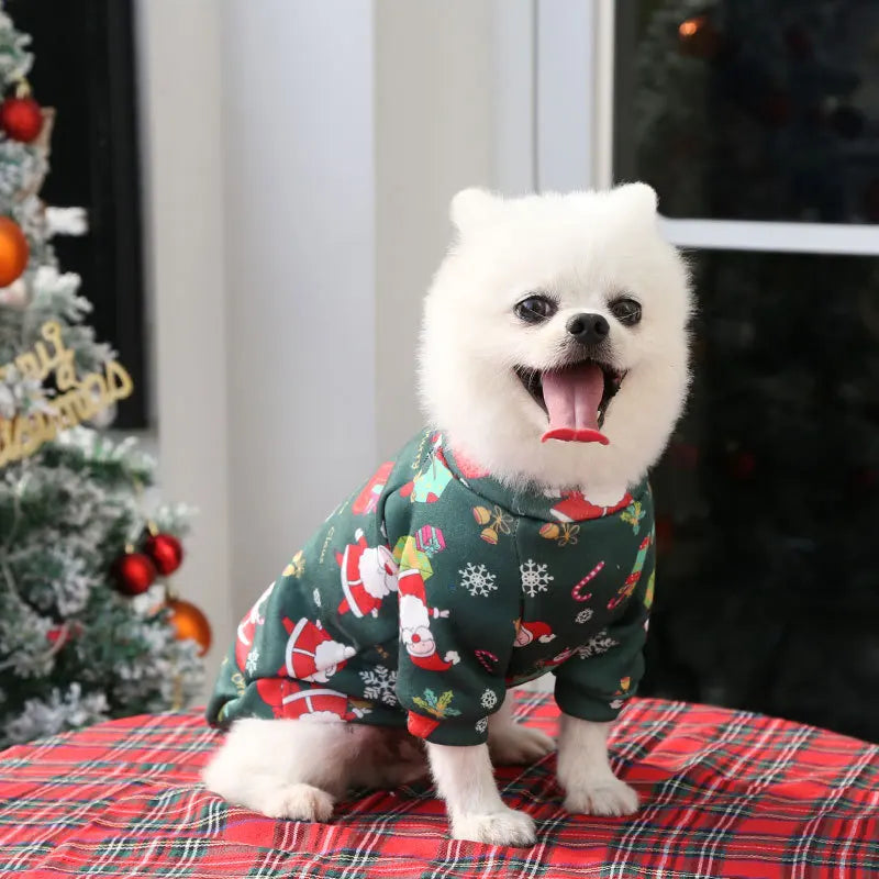 Halloween Pet Pumpkin Costume for Dogs Cats Christmas Puppy Dog Clothes Hoodie Maltese Yorkshire Pullovers Sweaters Clothing