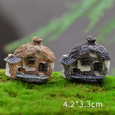 New Resin Small House Aquarium Ornaments Decorations Artificial House for fish Tank Resin Aquarium Ornament Fish Tank Background
