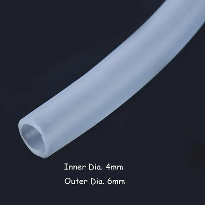 1m/3m/5m/10m/20m Aquarium Oxygen Pump Hose Air Bubble Stone Aquarium Fish Tank Pond Pump Tube 4*6mm Food Grade Material Tubes