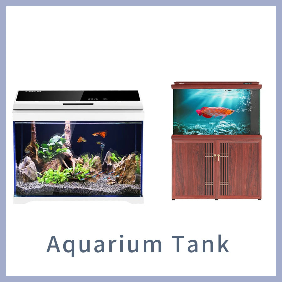 SUNSUN HLT Series View Ornamental Aquarium Arowana Large Glass Fish Tank For Home And Company Use