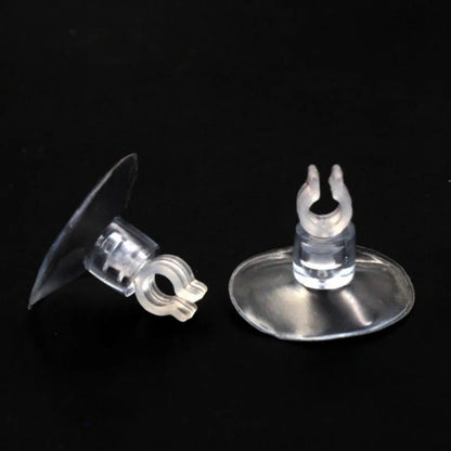 10Pcs 4/5mm Aquarium Suction Cup Air Tube Holder Sucker for Fish Tank Pump Oxygen Air Tubes Fixing Clip Aquarium Accessories