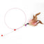 Pets Cat Feather Toys Plastic Kitten Interactive Stick Funny Cat Fishing Rod Game Wand Feather Stick Toy Pet Supplies Hot Sale