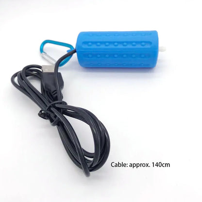 New Aquarium Mini USB Oxygen Air Pump With Stone Accessories Check Valve Mute Hose Energy Saving Supplies Fish Tank Accessories