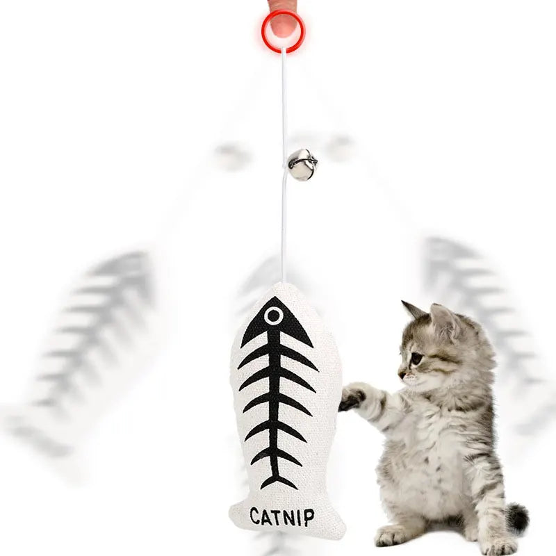 Creative Cat Toy Natural Feather Elasticity Pole Kitten Fishing Funny Cat Hairball With Bell Interactive Stick Fast Shipping