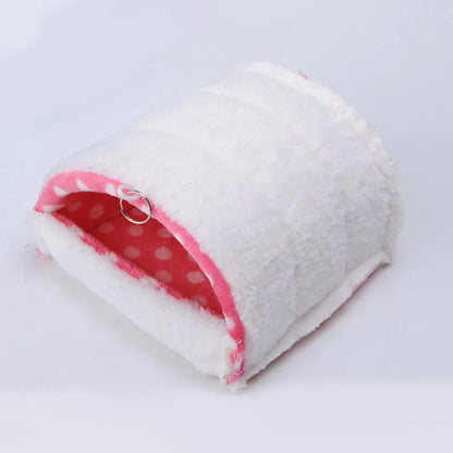 Warm Hamster House Hammock Cotton Cage Sleeping Nest Pet Bed Rat Hamster Toys Cage Swing Small Animal Hamster Houses