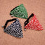 Original Pet Dog Bandana Tang Thread Printing Puppy Bib Bow Tie Party Neck Accessories Kitten Grooming Kerchief Shiba Inu Collar