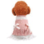 Classic Dog Winter Sweater with Tie Thick Weaving Warm Pet Cat Clothing Lovely Princess New Year Coat Christmas Dog Clothes