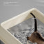 Cross-Border Oversized Stainless Steel Litter Box Top-In Anti-Take-Out Anti-Splash Cat Toilet Easy Clean Semi-Closed Pet Kitties