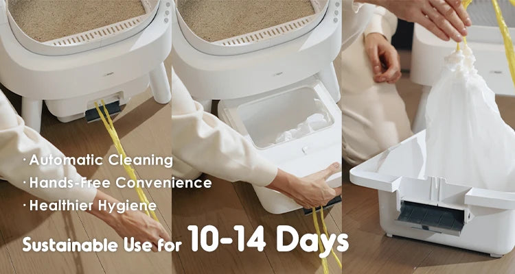 Reliable design pet products for Multiple Cats Automated Cleaning Litter Box