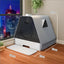 Hot Sale Easy Cleaning Closed Activated Carbon Deodorizing Semi-automatic Cat Litter Box