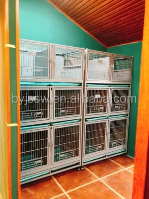 Heavy Duty Strong Pet Cage With Wheels For Dog Cat Bird