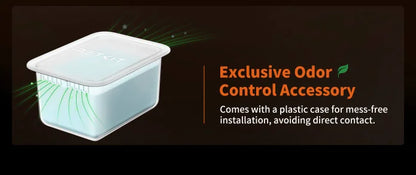 Automatic Litter Pan with Rotating CameraSealed and Odor-InsulatedMultiple Litter AvailableEasy-to-Clean Cat Litter Boxes