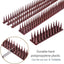 Gardening Bird Repellent Mat Fence Wall Spikes Bird Spikes Burglar Anti Cat Climb Anti-Bird Deterrent Spikes Straps Yard Supply