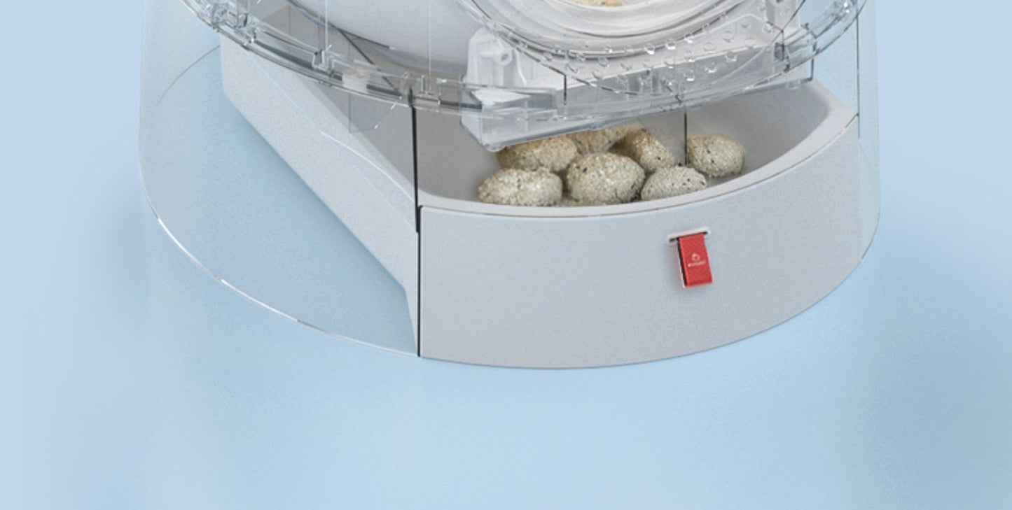 Semi-Automatic Cat Litter Pan Portable Quick Cleaner Semi-Automatic Cat Litter Box Anti-Odor with Litter Splash Bowl