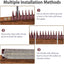Gardening Bird Repellent Mat Fence Wall Spikes Bird Spikes Burglar Anti Cat Climb Anti-Bird Deterrent Spikes Straps Yard Supply