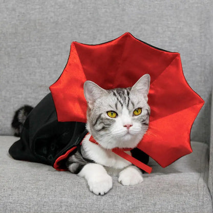 Pet Halloween Pet Costume Cape Hat Cat Dog Transformation Costume Christmas Dress Up Creative Holiday Atmosphere Decoration