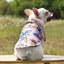 Summer Dog Shirt Hawaiian Beach Pet Clothing Coconut Tree Flower Print Puppy T-Shirt for Small Dogs Cats Vest Camp Shirt for Pug