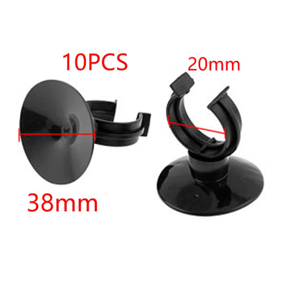 UXCELL 1.1/2/2.1/2.2/2.3/3cm Aquarium Suction Cup Air line Holders Clip Fish Tank Tube Hose Pump Cord Wire Finisher Accessories