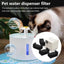 Pet Fountain Replacement Filters 4pcs Animal Fountain Filters For Drinking Water Dispenser Cat Water Fountain Filter Foam Filter