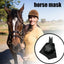 Fly Covers for Horses Fine Mesh UV Blocking Elastic Cover with Ears Machine Washable Equestrian Supplies for Outdoors