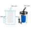 External Aquarium Canister Filter Quiet Sponge Filter Bucket No Pump Suitable for Seawater Freshwater Fish Tanks Seaweed Tanks