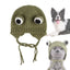 Dog Beanie Hat Windproof Medium Dog Warm Hat With Dreadlocks Dog Apparel For Outdoor Exercising Sleeping Walking Jogging