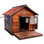 4XL Pet Kennel Large Dog Summer Cooler All Seasons Universal Medium Dog Kennel Solid Wood Removal and Washing