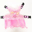 Dog Bow Dress Harness Leash Set for Small Medium Dogs Breathable Mesh Pet Tulle Skirt with Sequins Luxury Design Dog Clothes