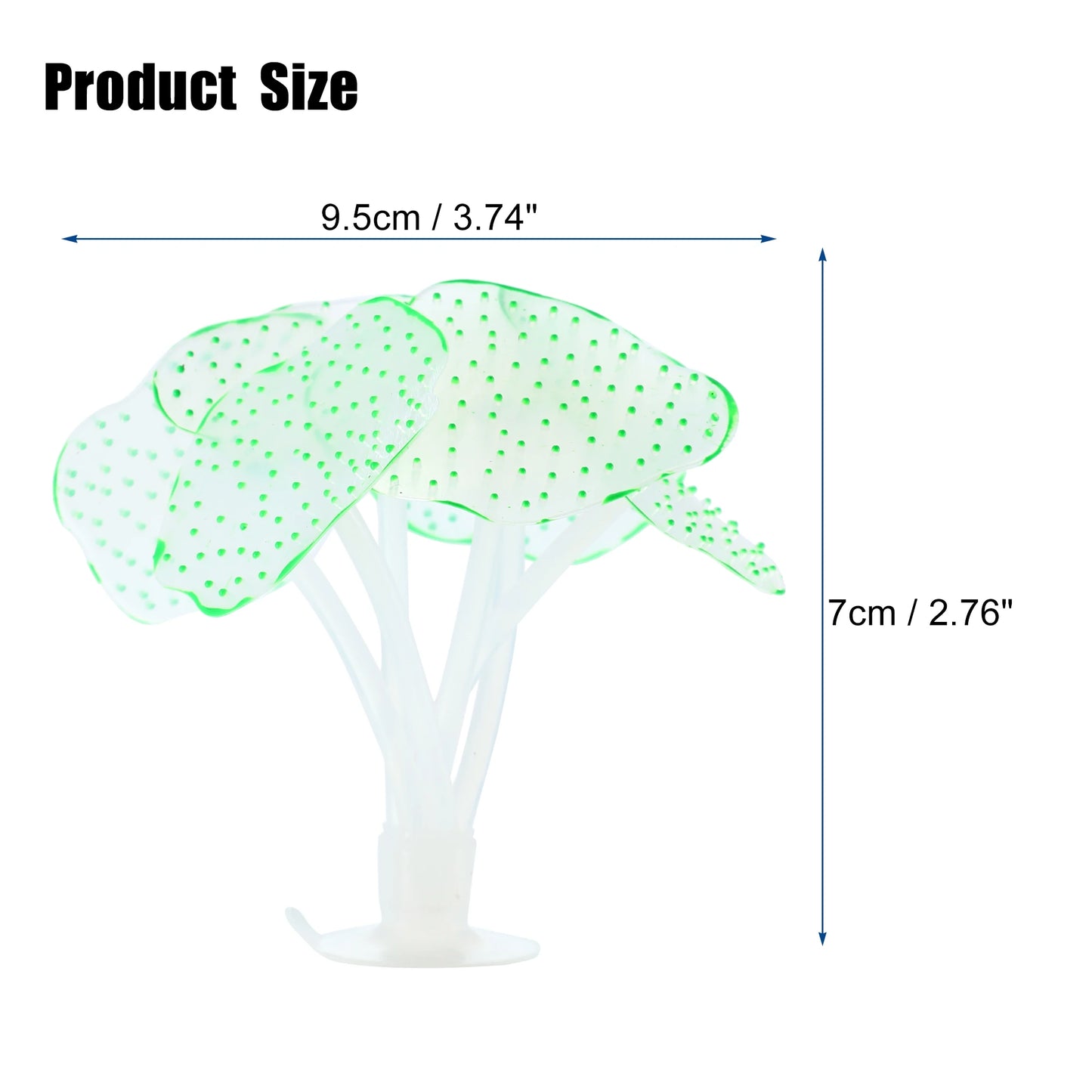 UXCELL Plastic Luminous Plants Glowing Artificial Simulation Coral Aquarium Decoration Underwater Ornament Fish Tank Accessories