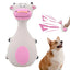 Squeaky Dog Toys Latex Dog Chew Toy Animal Bowling Shape Interactive Squeaky Puppy Toys For Pet Dog Training Playing Chewing
