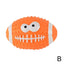 New High-end Latex Soft Pet Ball Squeaky Toy For Small Large Dog Volleyball Tooth Cleaning Training Toys Interactive Chew A8Y2